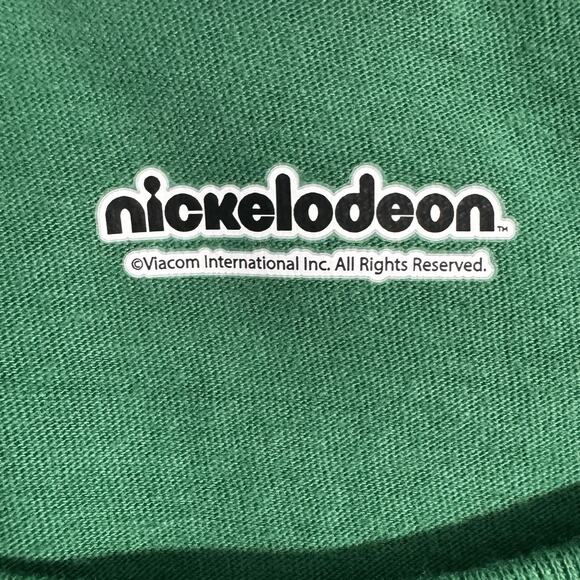 NWT Teenage Mutant Ninja Turtles Ladies Large Novelty Shirt Green Retro 90’s Y2K - Picture 3 of 6